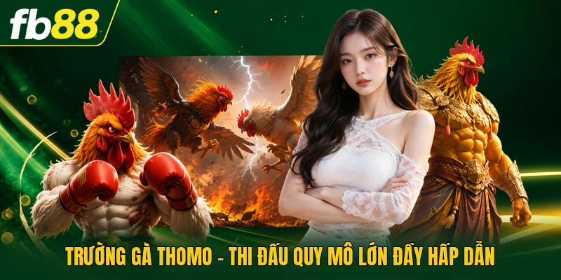Trường Gà Thomo - Thi Đấu Quy Mô Lớn Đầy Hấp Dẫn